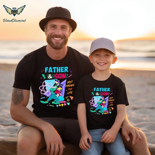 Discover Goofy And Max A Goofy Movie Shirt, A Goofy Movie Dad and Son Shirt, Disneyland Fathers Day Gift, Father and Son Best Friends For Life