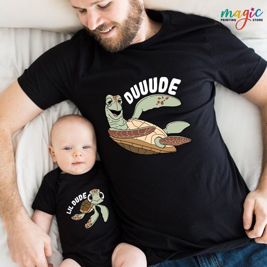 Discover Father and Son Matching Shirts, Matching Turtles Father Son Shirts, Disney Matching Dad and Son Shirts, Daddy and Me Shirt, Dad and Son Tee