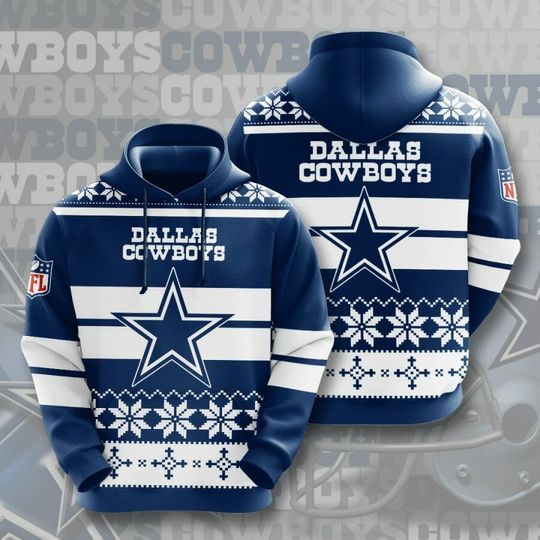 Discover football Dallas Cowboys Christmas Pullover Hoodie