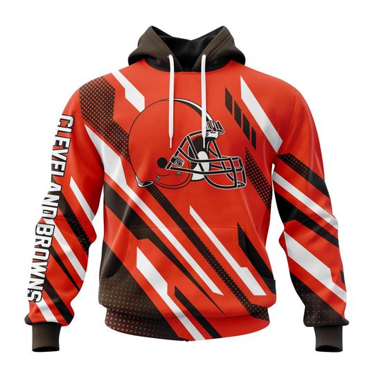 Discover football Cleveland Brownss Custom Name Number MotoCross Concept Pullover Hoodie