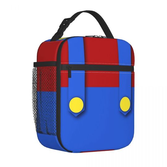Discover Cartoon Super Marios Thermal Insulated Lunch Bag for School Portable Food Container Bags Cooler Thermal Lunch Boxes