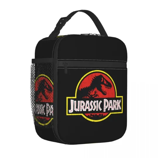 Discover Jurassic Park Insulated Lunch Bag Multifunction Food Box Portable Cooler Thermal Lunch Box School