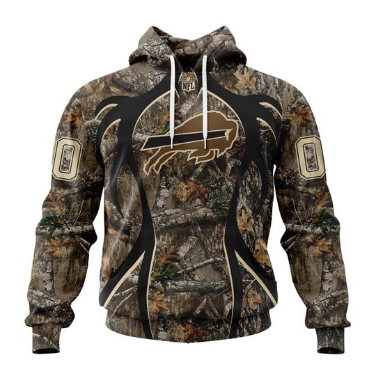 Discover football Buffalo Billss Custom Name Number Special Hunting Camo Pullover Hoodie