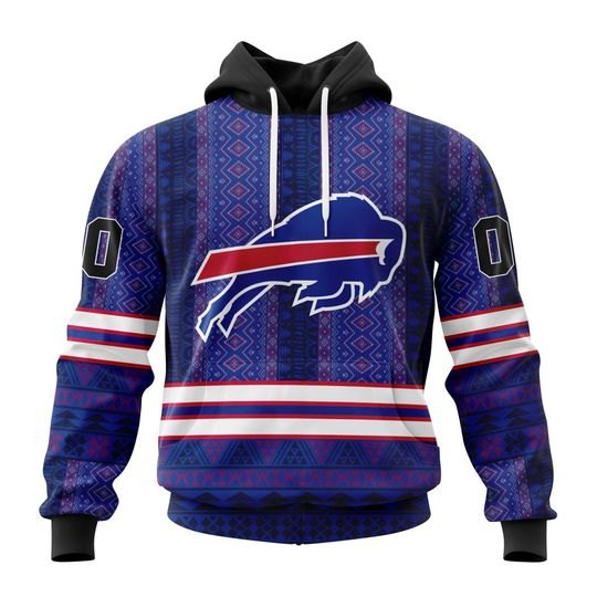 Discover football Buffalo Billss Custom Name Number Native Concepts Pullover Hoodie