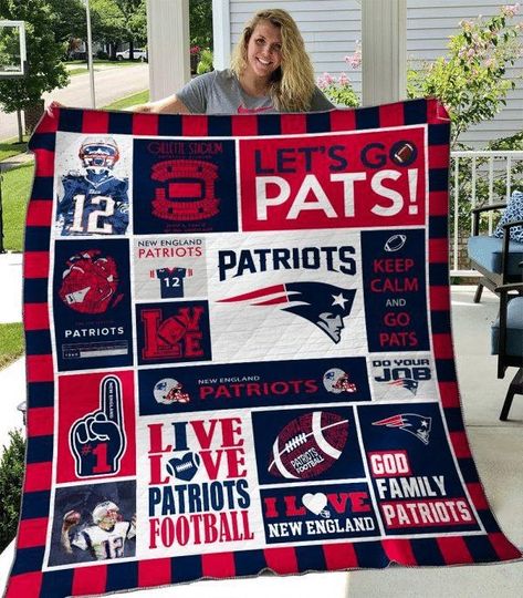 football New England Patriots Blanket