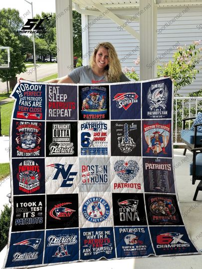 Discover football New England Patriots Blanket