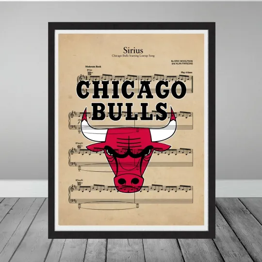 Chicago Bulls Sirius Alan Parsons Project Gift Last Dance Michael Jordan Poster