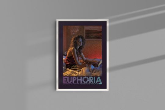 Discover Euphoria TV Series Poster  Zendaya  Rue  Art Print