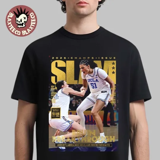 UCLA Bruins SLAM 261 Women's National Champions T-Shirt 2026 Gold