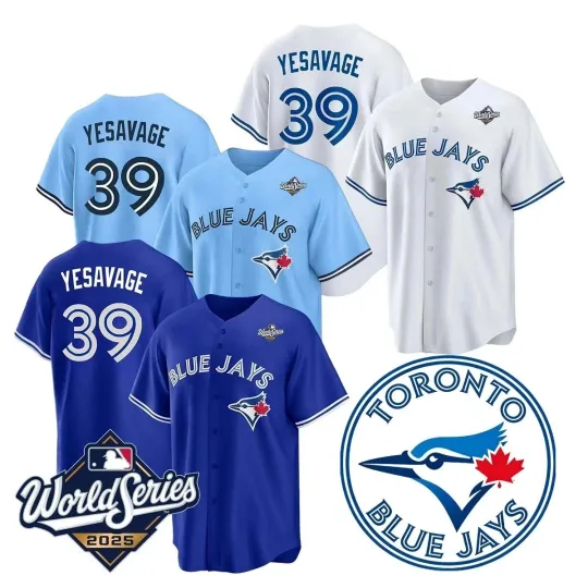 Discover Custom Adult/Youth #39 Yesavage 2025 World Series Jersey