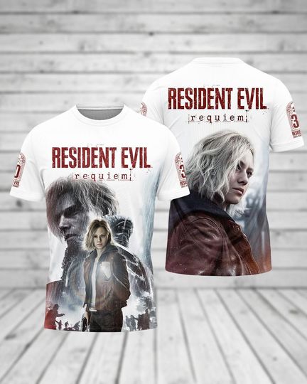 Discover Leon S Kennedy Shirt, Resident Evil 9 Requiem Tee, Grace Ashcroft Tshirt, Horror Fan Gift