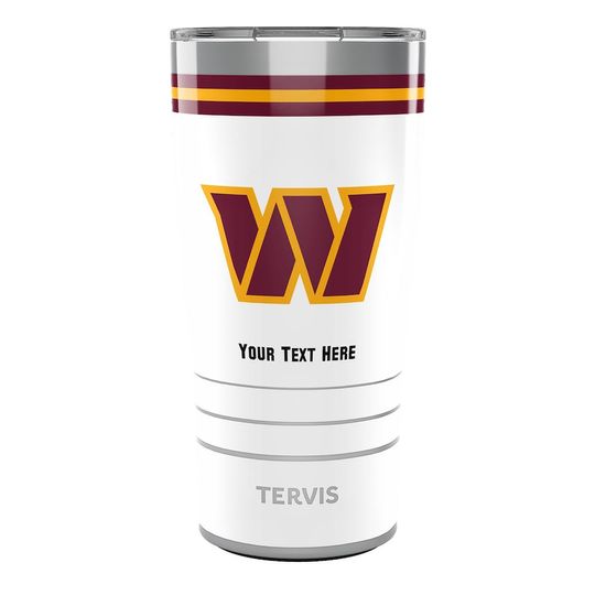 Washington Commanders Custom Stainless Steel Tumbler