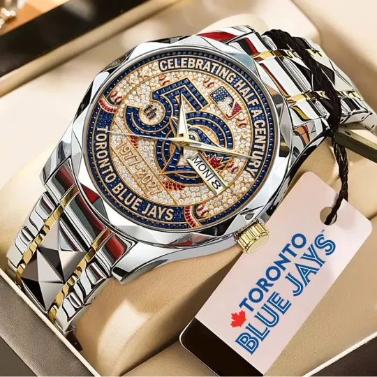 Discover Toro Blue Jays 50th Anniversary Alloy Luxury Quartz Watch