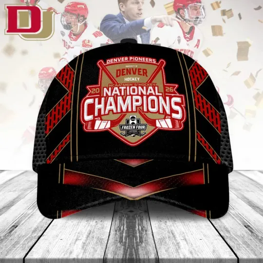 Discover Pioneers 2026 Men’s Ice Hockey National Champions Classic Cap
