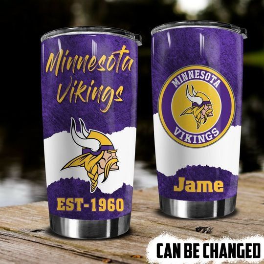Discover Minnesota Vikings EST 1960 Stainless Steel Tumbler