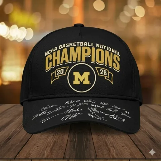 Discover Wolverines 2026 Men’s Basketball National Champs Classic Cap