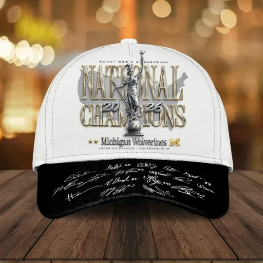 Discover Wolverines 2026 NCAA Men’s Basketball National Champs Classic Cap