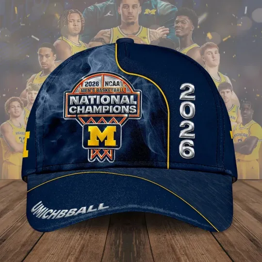 Discover Michigan Wolverines 2026 NCAA Men’s Basketball National Champs Classic Cap