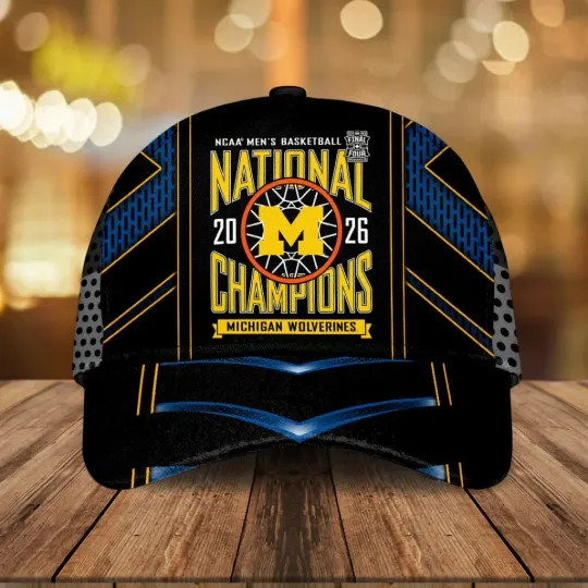 Discover Wolverines 2026 Men’s Basketball National Champions Classic Cap