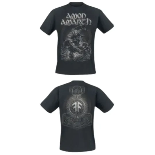 Discover "Warrior" T-Shirt tour 2026 black by Amon Amarth fullsize