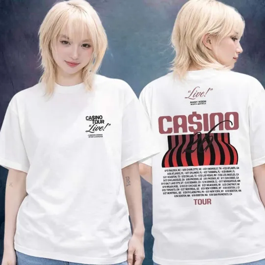 Discover Baby Keem Casino Tour 2026 Live T-Shirt