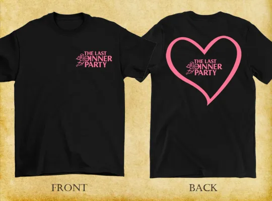 Discover 2 Sides 2026 Tour The Last Dinner Party Band Heart Shirt Unisex S-5XL 1P1242