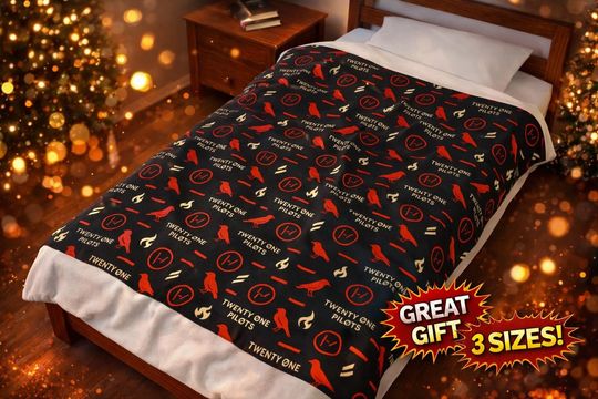 Discover Pilotss band Velveteen Plush Throw Blanket, Alt Rock Band Cozy Fleece Decor