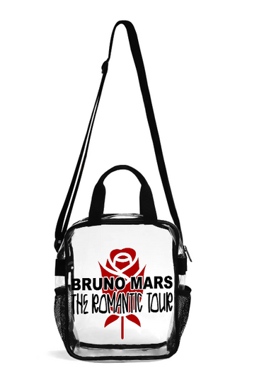 The Romantic Tour 2026 Bruno Fan Crossbody Bag Clear Stadium Approved Concert Purse