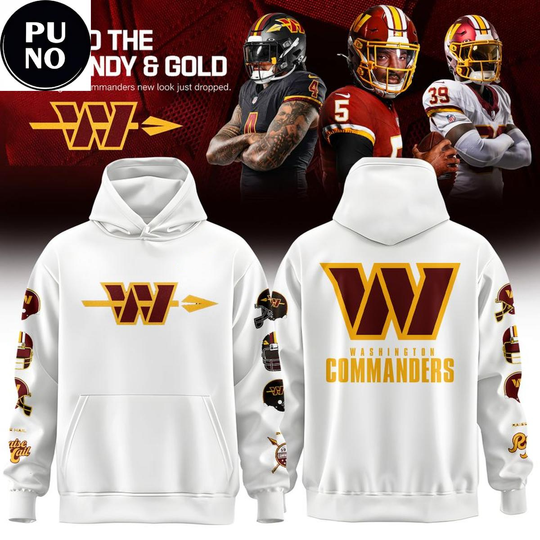 Washington Commanders 2026 Hold The Burgundy & Gold Hoodie