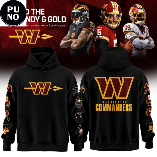 Washington Commanders 2026 Hold The Burgundy & Gold Hoodie