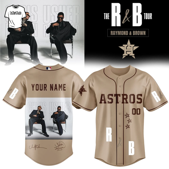 Houston Astros x Raymond & Brown The R&B Tour 2026 Edition Custom Baseball Jersey