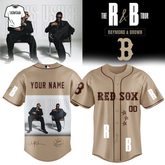 Boston Red Sox x Raymond & Brown The R&B Tour 2026 Edition Custom Baseball Jersey