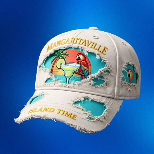 Discover Jimmy Buffett Margaritaville Parrothead Distressed Cap