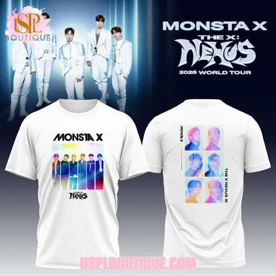 Monsta X The X: Nexus 2026 White T-Shirt
