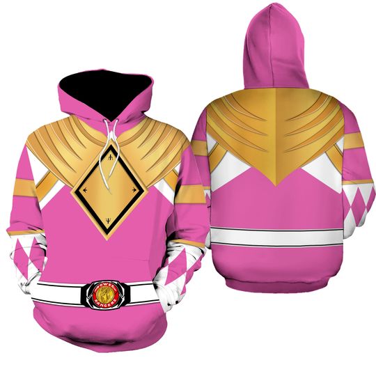 Ranger Dragon Shield  Mighty Morphin Power Ranger Hoodie Joggers Sets