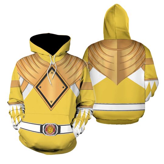 Ranger Dragon Shield Mighty Morphin Power Ranger Hoodie Joggers Sets