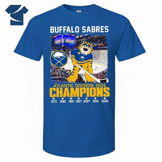 Buffalo Sabres Atlantic Division 2026 Champions 1975 2026 Shirt
