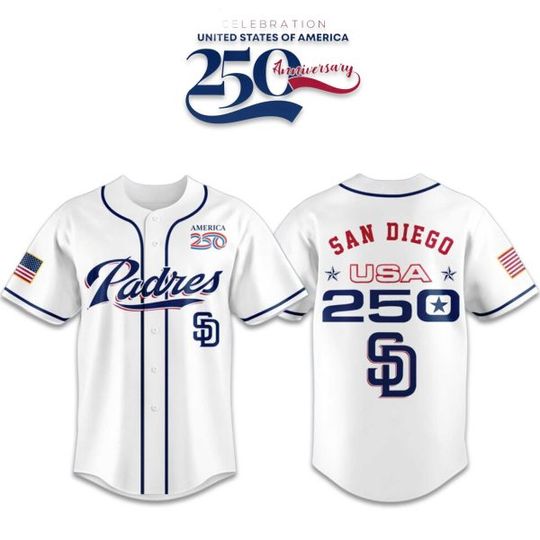 Padres America 250th Anniversary 2026 Baseball Jersey