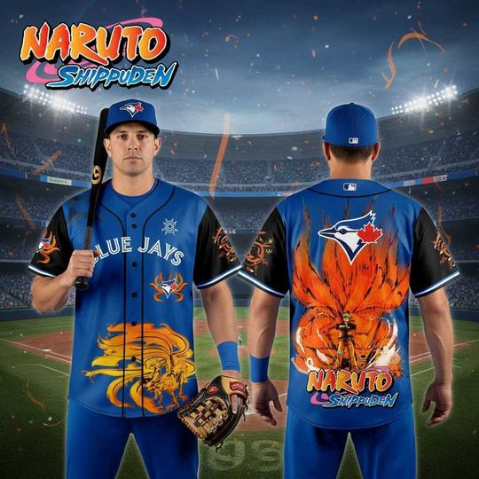 Toronto Blue Jays Narutoo Night 2026 Special Anime Baseball Jersey