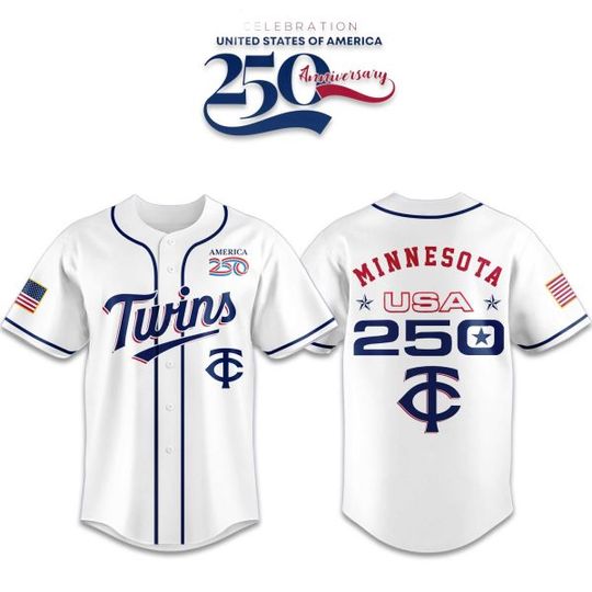 Twins America 250th Anniversary 2026 Baseball Jersey