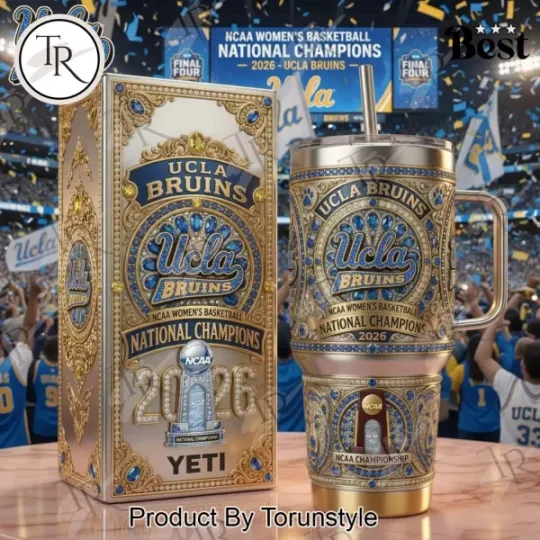UCLA Bruins NCAA Women’s Basketball 2026 National Champions Premium Tumbler