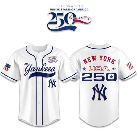 Yankees America 250th Anniversary 2026 Baseball Jersey