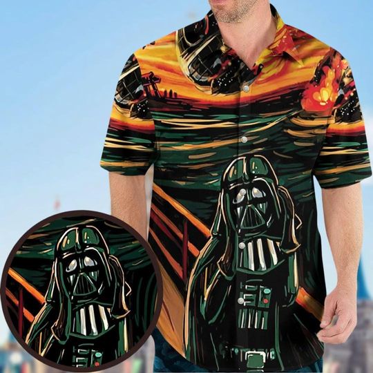 Discover Darth Vader Hawaiian Shirt, Darth Vader Button Shirt, Anakin Skywalker Shirt, Star Wars Hawaii Shirt, Hawaiian Shirt Men