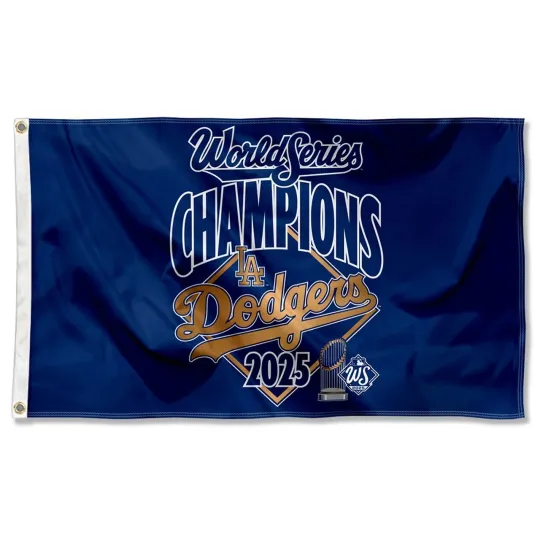 Discover Los Angeles Dodgers Champions Flag House Banner for Home & Living Decor