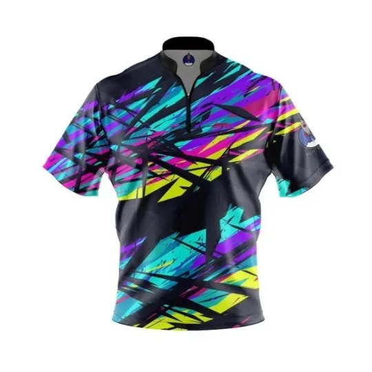 Discover Men's Plain Sport Spike Rocket Bowling Jersey - USA Size