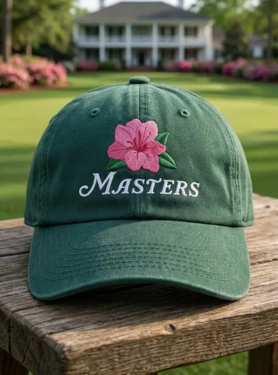 Azalea Floral Embroidered Classic Dad Hat for Golf Tournaments