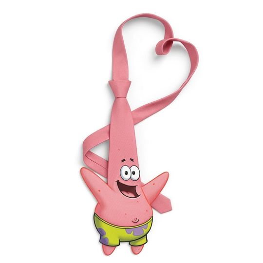 Discover Patrick Star Cartoon Tie, Pink Polyester Necktie, Ocean Character Fashion Accessory, Father's Day Gift, Men Tie