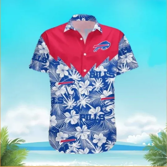 Discover Buffalo Football Team Billss Hawaiian Shirt Beach Gift For Sports Lovers