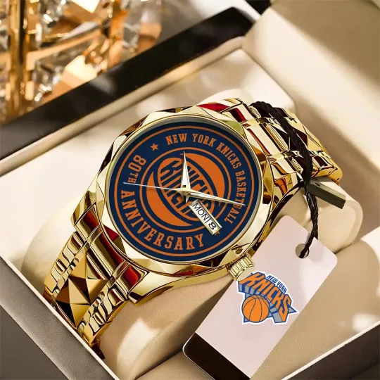 Discover Knicks Logo 80th Anniversary 2026 Alloy Luxury Quartz Watch – 4637