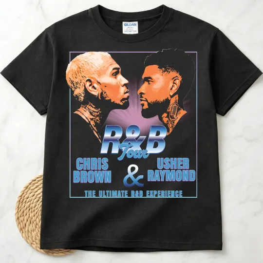 Discover Raymond & Brown 2026 Tour Shirt, Brown vs Raymond Face-Off R&B Tour Graphic Tee